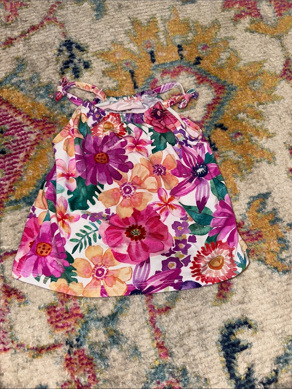 Little Sleepies Play Floral Tank Top